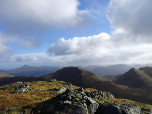 Beinn Narnain from Beinn Ime