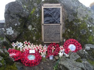 Remembrance Sunday on Great Gable